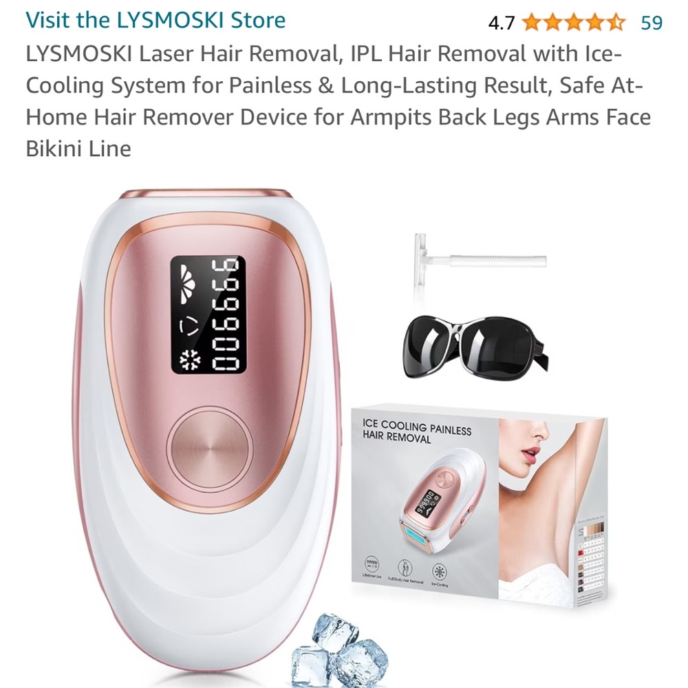IPL Hair Removal Device reduce hair growth in 8 weeks